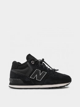 New Balance: Чёрные кроссовки  574