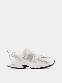 New Balance: Серебристые кроссовки  530