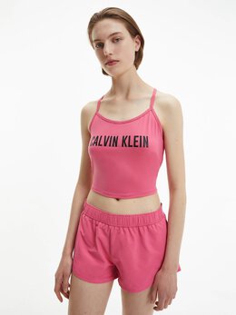 Calvin Klein: Розовый топ 