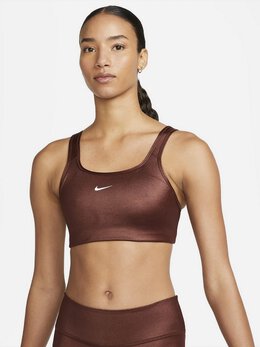 NIKE: Топ  Dri-FIT Swoosh из полиэстера