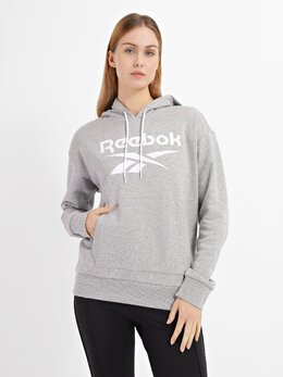 Reebok: Серая толстовка 