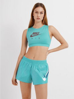 NIKE: Голубой топ  Dri FIT