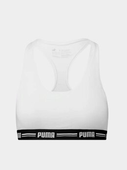 PUMA: Белый бюстгальтер 