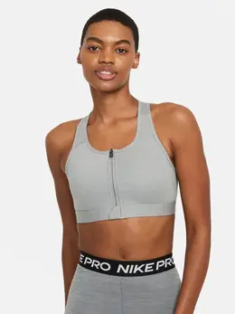 NIKE: Серый топ  Dri FIT