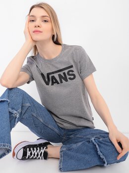 Vans: Серая футболка  Flying V