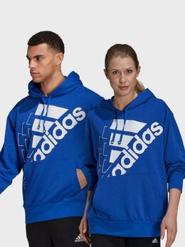 Adidas: Синяя толстовка  Essentials