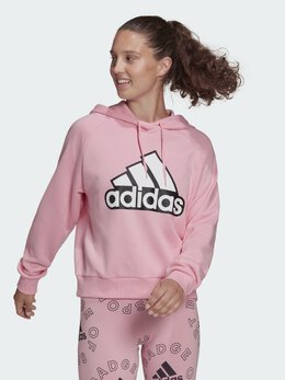 Adidas: Розовая толстовка  Essentials