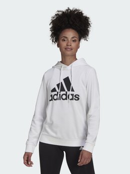 Adidas: Белая толстовка  Essentials