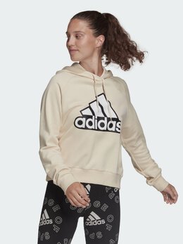 Adidas: Белая толстовка  Essentials