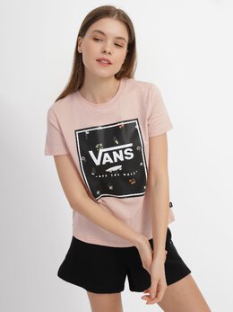 Vans: Розовая футболка 