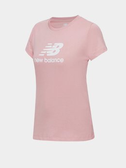 New Balance: Розовая футболка 