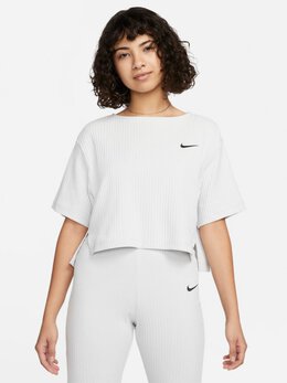 NIKE: Белый топ  Sportswear