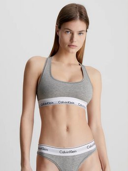 Calvin Klein Underwear: Серый бюстгальтер 