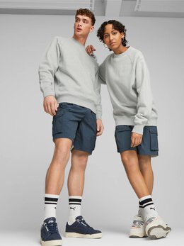 PUMA: Серый свитшот 