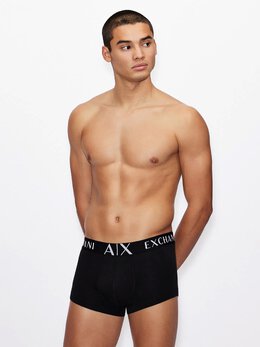 Armani Exchange: Чёрные трусы 