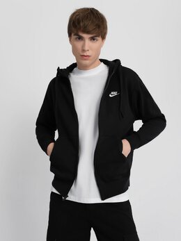 NIKE: Флисовый свитер  Sportswear Club