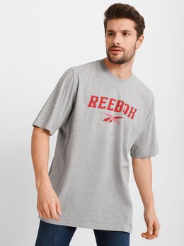Reebok: Серая футболка 