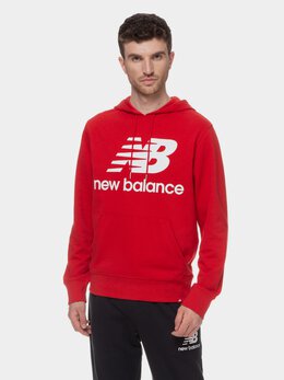 New Balance: Красная толстовка 