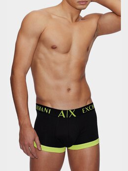 Armani Exchange: Чёрные трусы 