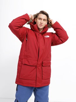 The North Face: Красный пуховик  Mcmurdo