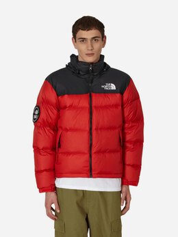 The North Face: Красный пуховик  Nuptse