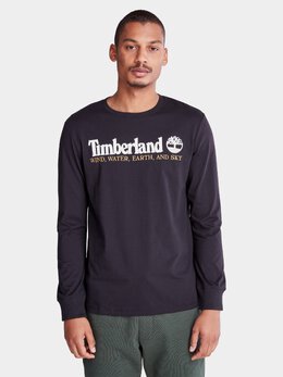 Timberland: Чёрный свитшот 