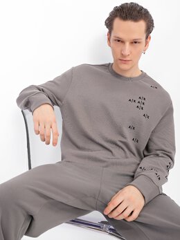 Armani Exchange: Серый свитшот 