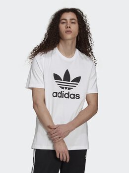 Adidas: Белая футболка  Adicolor Classics