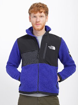 The North Face: Синий свитер  Denali