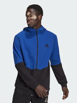 Adidas: Синий свитер 