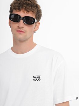 Vans: Белая футболка  Left Chest