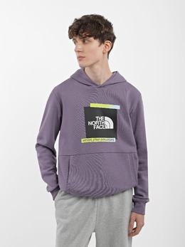 The North Face: Фиолетовая толстовка  Graphic