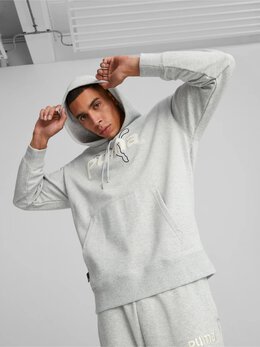 PUMA: Серая толстовка 