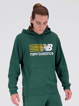 New Balance: Зелёная толстовка 