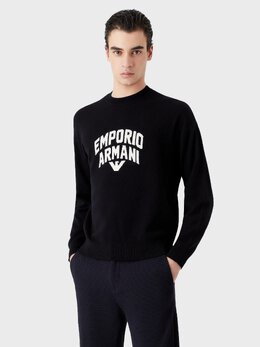 Emporio Armani: Тёмный свитер 