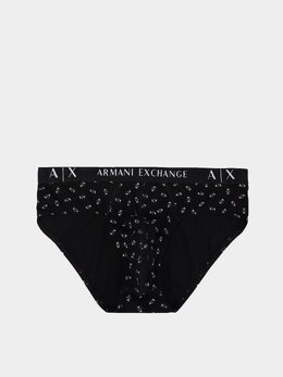 Armani Exchange: Чёрные трусы 