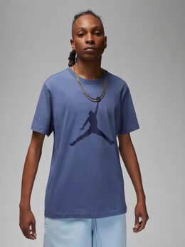 NIKE: Синяя футболка  Jordan Jumpman