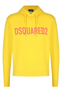 DSQUARED2: Жёлтая толстовка 