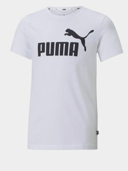 PUMA: Белая футболка  Ess