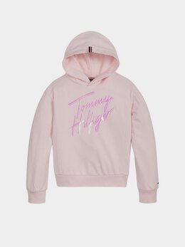 Tommy Hilfiger: Розовая толстовка  Signature