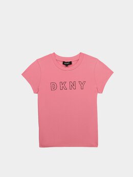 DKNY: Розовая футболка 