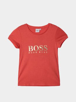 Boss: Розовая футболка 