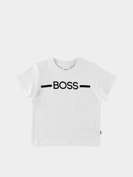 Boss: Белая футболка 