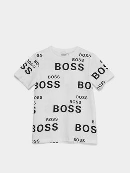 Boss: Белая футболка 