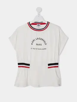 Karl Lagerfeld Kids: Белая блуза 