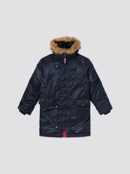 Alpha Industries: Синий пуховик 