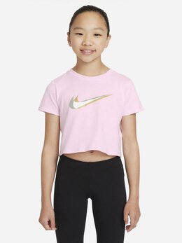 NIKE: Розовая футболка Sportswear