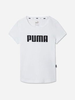 PUMA: Белая футболка  Ess