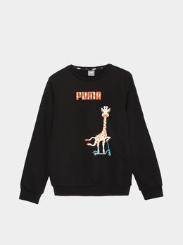 PUMA: Чёрный свитшот 