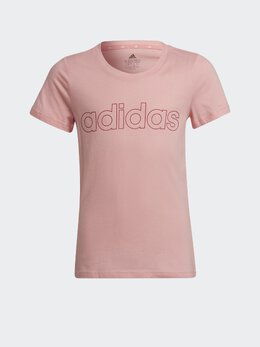 Adidas: Розовая футболка  Essentials